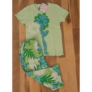 NWT CORKEYS KIDS CAPRI SET